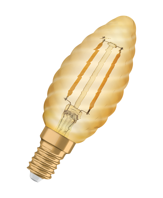 Vintage 1906 Classic BW 12 Filament 1.5W 824 Gold E14