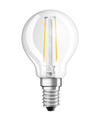 LED Classic P 25 Filament P 2.5W 827 Clear E14