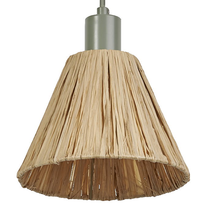 Decor Raffia Pendant 1XE27 Green