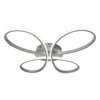 Decor Butterfly Ceiling 40W Tunable White DIM Remote Control Silver