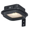 ENDURA Style USB Wall Top Sensor IP44 Dark Grey