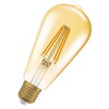 Vintage 1906 Edison 55 Filament DIM 6.5W 824 Gold E27