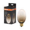 DECOR LED FLAT LAMP 3.5W 827 E27 Non-Dim  IN CRACKED GLASS LONG BROWN
