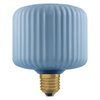 DECOR LED FLAT LAMP 3.5W 827 E27 Non-DIM IN COLOURED GLASS SQUARE BLUE