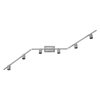 LED Spot Cylinder Duo 6xGU10 Brushed Nickel