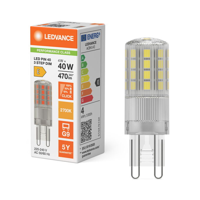 LED Star PIN 40 320° 4W 827 G9 3step DIM