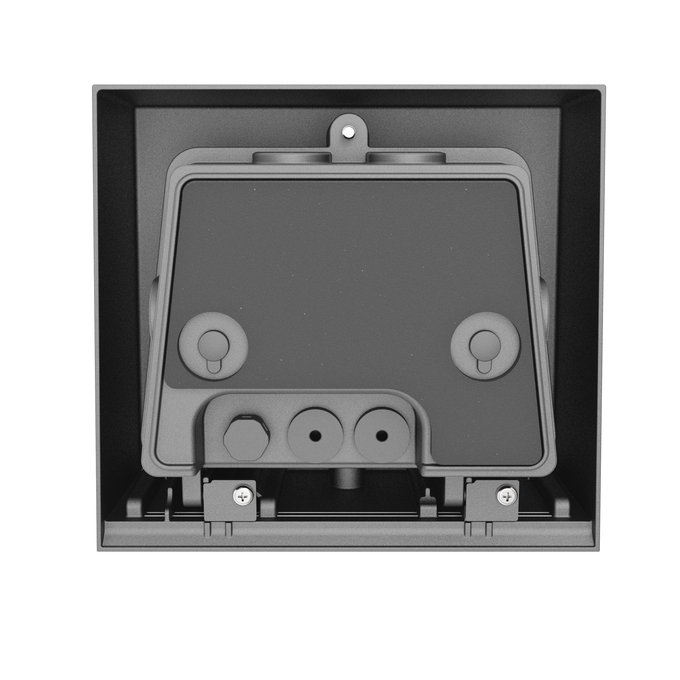 UB WALLPACK P 40W ML 830 GY