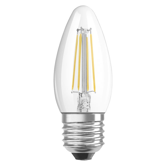 LED Classic B 40 Filament P 4W 827 Clear E27
