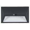 ENDURA Style USB Wall Step Wide Sensor IP44 Dark Grey