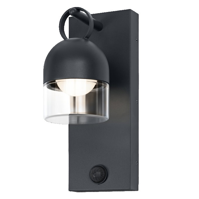 ENDURA Style Cowbell IP65 Wall Sensor 6W Dark Grey