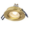 Spot Set Recess GU10 Dim Adjustable Click 6W 827 Satin Gold