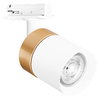 Tracklight Spot Cylinder Gold GU10 White