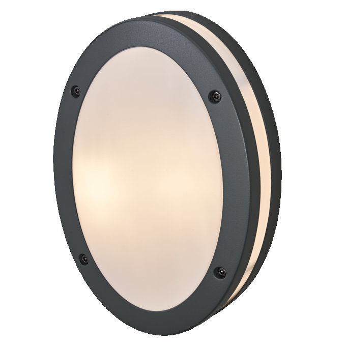ENDURA Classic E27 IP65 Orbi Wall Dark Grey