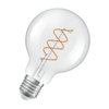 Vintage 1906 Globe 80 60 Spiral Filament DIM 7.2W 927 Clear E27