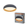 Orbis Livia 430MM 24W 830 Click DIM Gray and Wood Decor