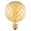 Vintage 1906 Big Globe 40 Filament Pine 4W 824 Gold E27