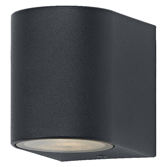 ENDURA Classic Tube Down Wall GU10 IP54 Dark Grey