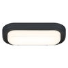 LED Bulkhead Style Oval 24W CCT Black