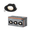 Spot Set Recess CCT Adjustable 4.9W CCT 120° Black