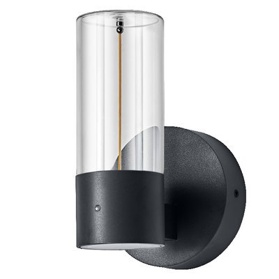 ENDURA Decor Filament Wall Daylight Sensor 6.5W IP54 Dark Grey