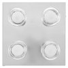 Orbis Flame 4X5.5W Click CCT IP44 Chrome