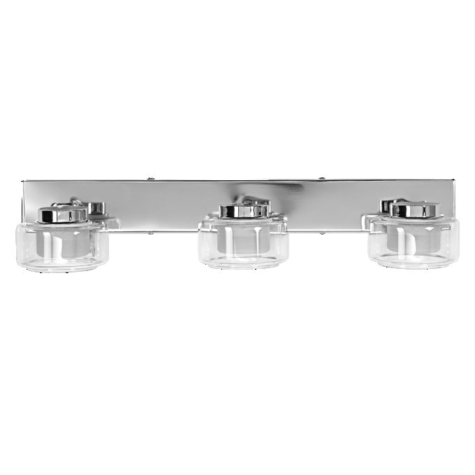 Orbis Flame 3X5.5W Click CCT IP44 Chrome