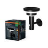 ENDURA Style Solar Wall Sensor Double Circle 6W Black