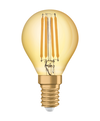 Vintage 1906 Classic P 35 Filament 4W 824 Gold E14