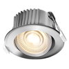 LED Spot Set DIM Recess IP44 Adjustable 4.9W 827 36° Chrome