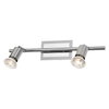 LED Spot Cylinder Duo 2xGU10 Brushed Nickel