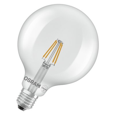 LED Star Globe 125 40 Filament 3.4W 827 Clear E27