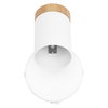 LED Spot Stamp 1xGU10 White and Wood