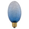 DECOR LED FLAT LAMP 3.5W 827 E27 Non-Dim  IN CRACKED GLASS LONG BLUE