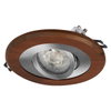 Wood Spot GU10 Dark  4.5W Satin Nickel