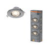 Spot Set Recess Adjustable 4.9W 830 36° Satin Nickel