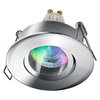 SMART+ MATTER LED Spot Recess GU10 IP65 Adjustable 4.7W RGBW Chrome