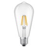LED Star Classic Edison ST64 40 Filament 3.4W 827 Clear E27