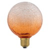 DECOR LED FLAT LAMP 3.5W 827 E27 Non-Dim IN CRACKED GLASS ROUND ORANGE