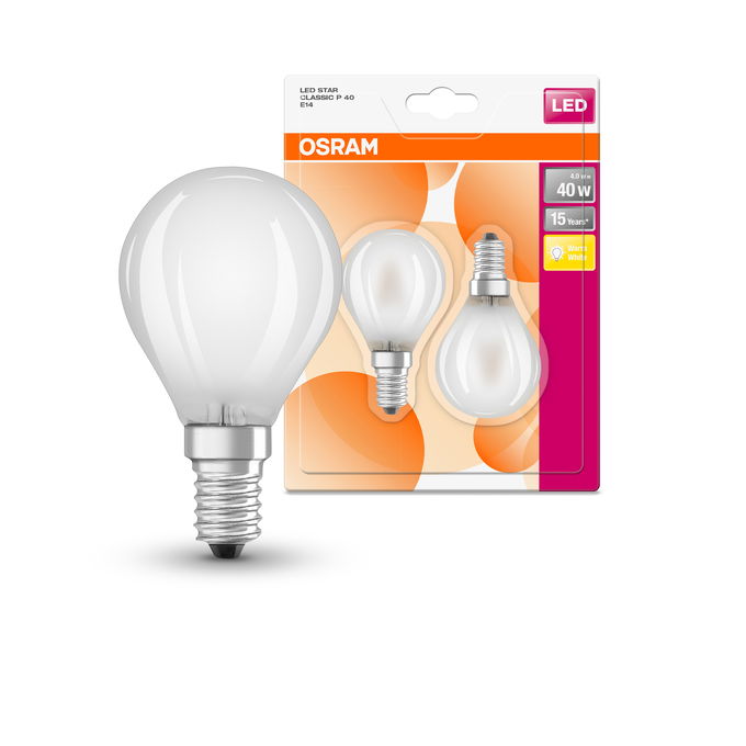 RF CLAS P 4W 827 Frosted E14