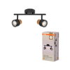 Decor Spot Cork GU10 Black 2x3.4W 927 DIM