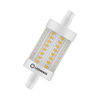 LED Line 78 75 330° P 8W 827 Clear R7s
