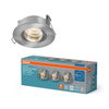 Spot Set Recess GU10 IP65 Press 4.5W 840 Satin Nickel