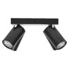 LED Spot Octagon GU10 Black Plate 4x3.4W 927 DIM