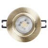 Spot Set Recess GU10 Dim Adjustable Click 6W 827 Green Brass
