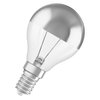 LED SUPERSTAR CLASSIC P 35 COB 3.4W 827 Mirror silver E14