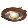 Wood Spot GU10 Dark  4.5W Satin Nickel
