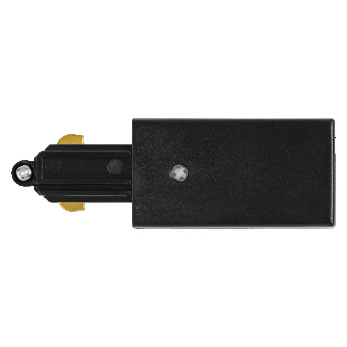 Tracklight Supply Connector Black