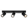 LED Spot Octagon GU10 Black 3x3.4W 927 DIM