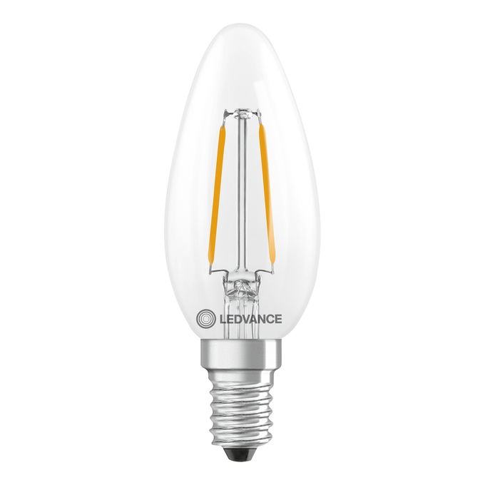 LED Classic B 25 Filament V 1.8W 827 Clear E14