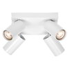 LED Spot Octagon GU10 White Plate 4x3.4W 927 DIM